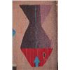 Image 7 : Mexican Pescado & Banded Wool Rug Pair c. 1960s