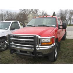 Ford, 2001 Ford Model F-350 one ton long box extended cab diesel
