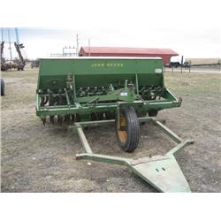 John Deere, 8 ft press drill with fert no grass. 