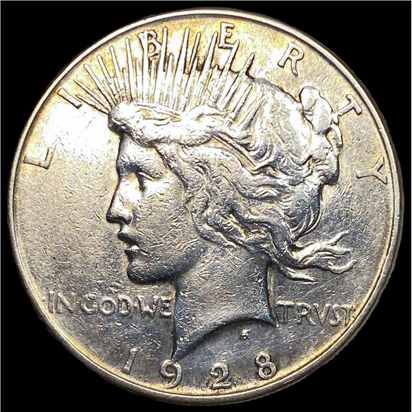 1928-S Silver Peace Dollar CLOSELY UNCIRCULATED