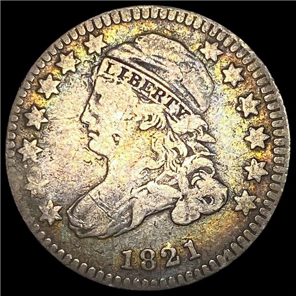 1821 Capped Bust Dime LIGHTLY CIRCULATED