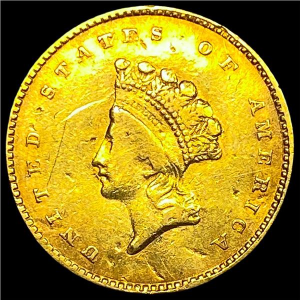 1855 Gold $1 Indian Princess Type 2 HIGH GRADE