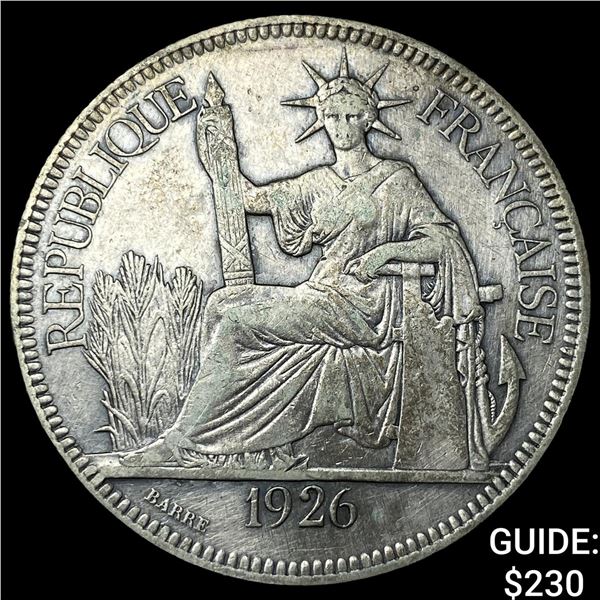 1926A French Indo-China .7813oz Silver Piastre