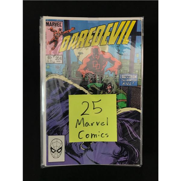 LOT OF 30 MARVEL AND DC COMICS (VARIOUS TITLES)