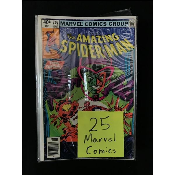 LOT OF 25 MARVEL COMICS