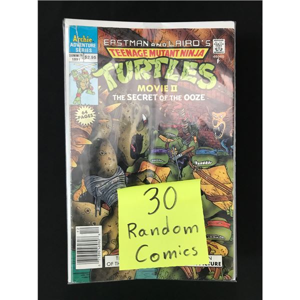 LOT OF 30 MARVEL AND DC COMICS (VARIOUS TITLES)