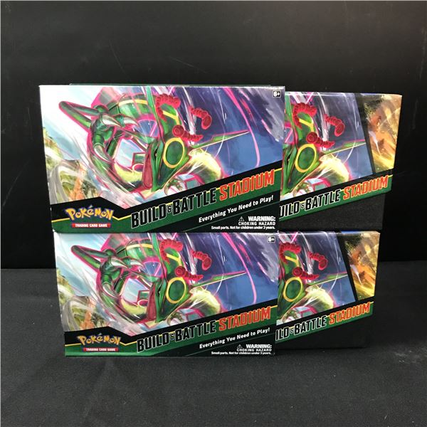 LOT OF 4 POKEMON TCG BUILD & BATTLE BOXES - BULK