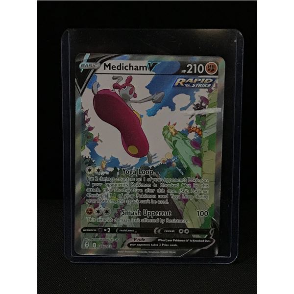 POKEMON TCG MEDICHAM V186/203 TRADING CARD