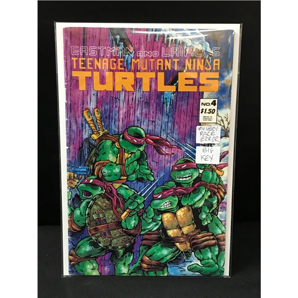 TEENAGE MUTANT NINJA TURTLES #4 VERY RARE ERROR - EASTMAN AND LAIRD'S