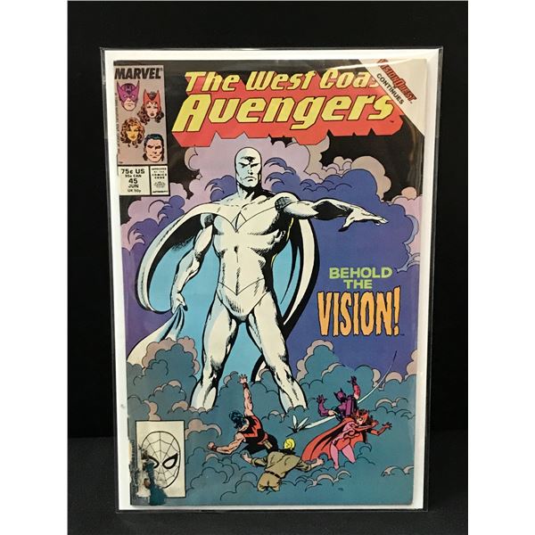 THE WEST COAST AVENGERS #45 - MARVEL COMICS