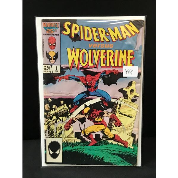 SPIDER-MAN VERSUS WOLVERINE #1- MARVEL COMICS