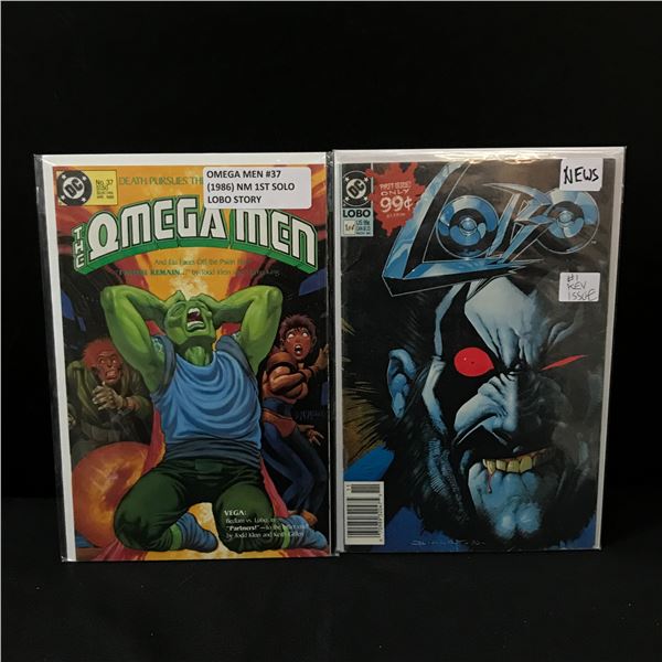 LOT OF 2 DC COMICS FEATURING LOBO - INCLUDING 1ST SOLO LOBO STORY
