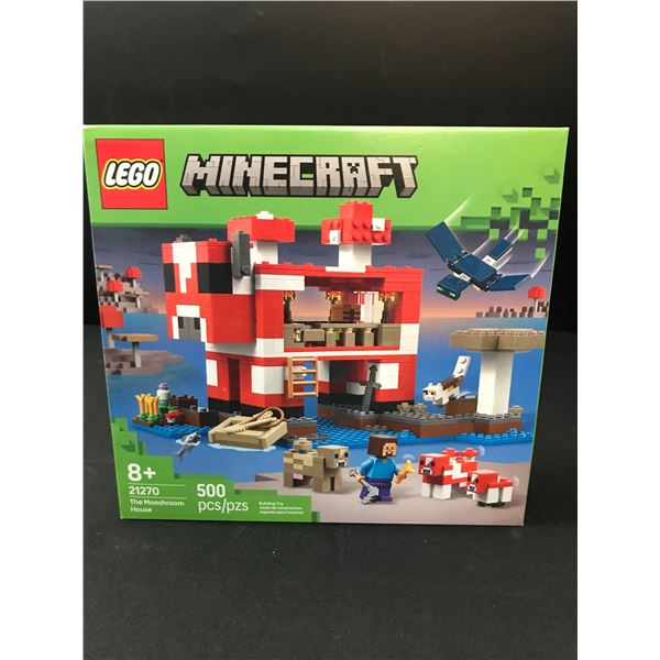 LEGO MINECRAFT #21270 THE MUSHROOM HOUSE SEALED IN ORIGINAL PACKAGING