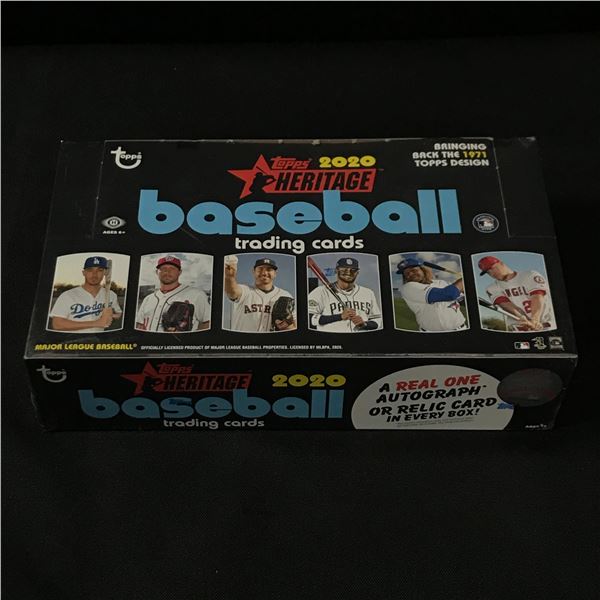 2020 TOPPS HERITAGE BASEBALL SEALED TRADING CARDS BOX