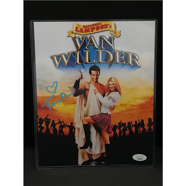 TARA REID SIGNED VAN WILDER 8X10 - JSA COA