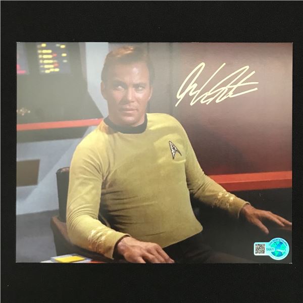 WILLIAM SHATNER SIGNED STAR TRK 8X10 - WWOC COA