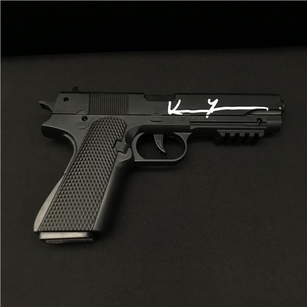 KEANU REEVES SIGNED PROP GUN - KB COA