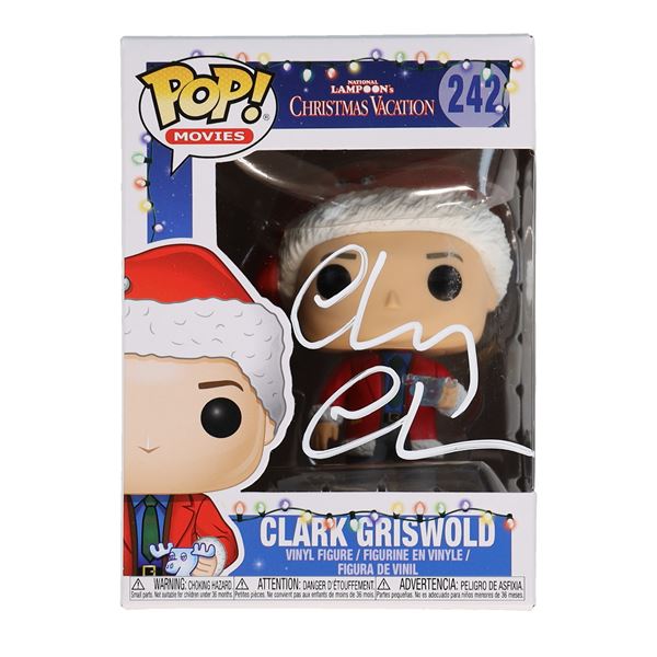 CHEVY CHASE SIGNED CLARK GRISWOLD FUNKO POP - BECKETT COA