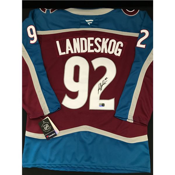 GABRIEL LANDESKOG SIGNED COLORADO AVALANCHE CUSTOM JERSEY - ELITE SPORTS COA