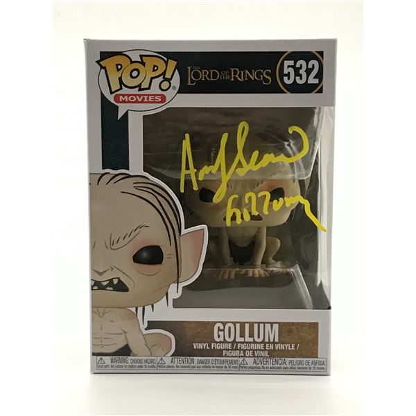 ANDY SERKIS SIGNED GOLLUM L.O.T.R FUNKO POP - WWOC COA