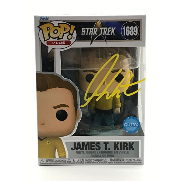 WILLIAM SHATNER SIGNED CAPTAIN KIRK FUNKO POP - WWOC COA