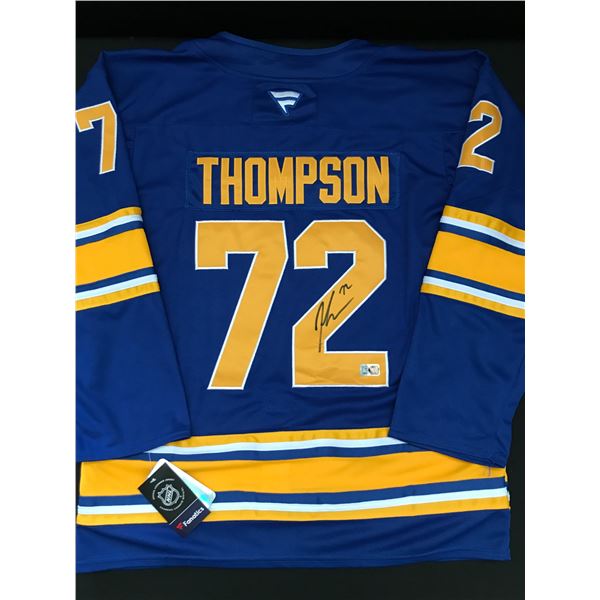 TAGE THOMPSON SIGNED BUFFALO SABRES CUSTOM JERSEY - ELITE SPORTS COA