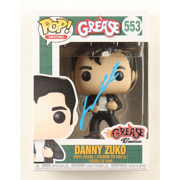 JOHN TRAVOLTA SIGNED DANNY ZUKO FUNKO POP - BECKETT COA