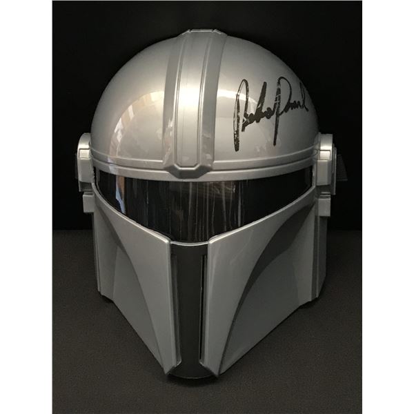 PEDRO PASCAL SIGNED MANDALORIAN MASK - KB COA