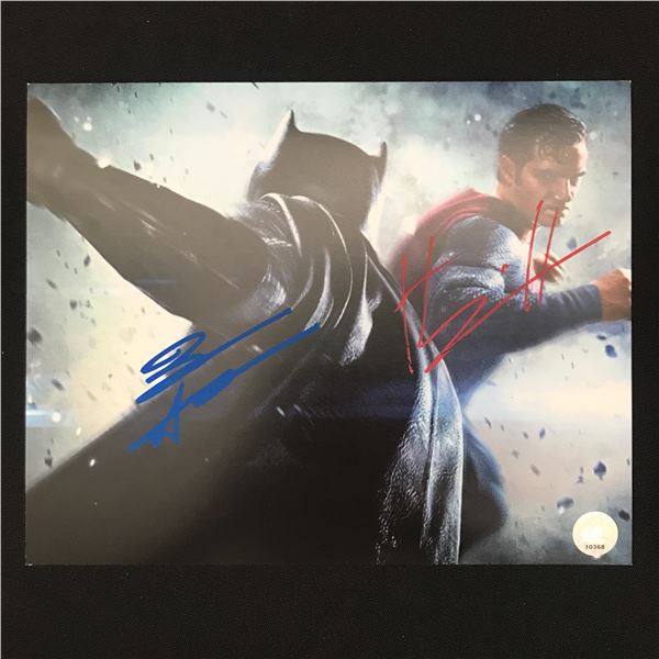 BEN AFFLECK AND HENRY CAVAILL DUAL SIGNED 8X10 - KB COA