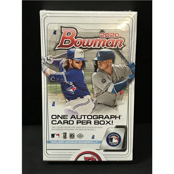 2020 TOPPS BOWMAN SEALED TRADING CARD BOX