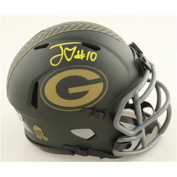 JORDAN LOVE SIGNED GREEN BAY PACKERS HELMET - BECKETT COA