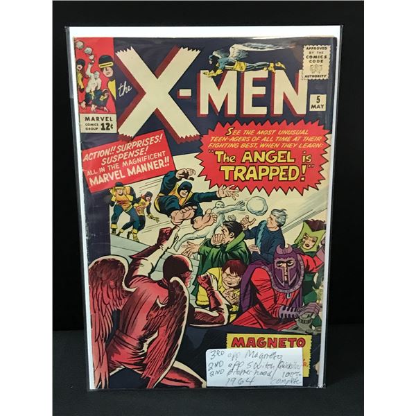 THE X-MEN #5 (1964) 3RD APP MAGNETO - MARVEL COMICS