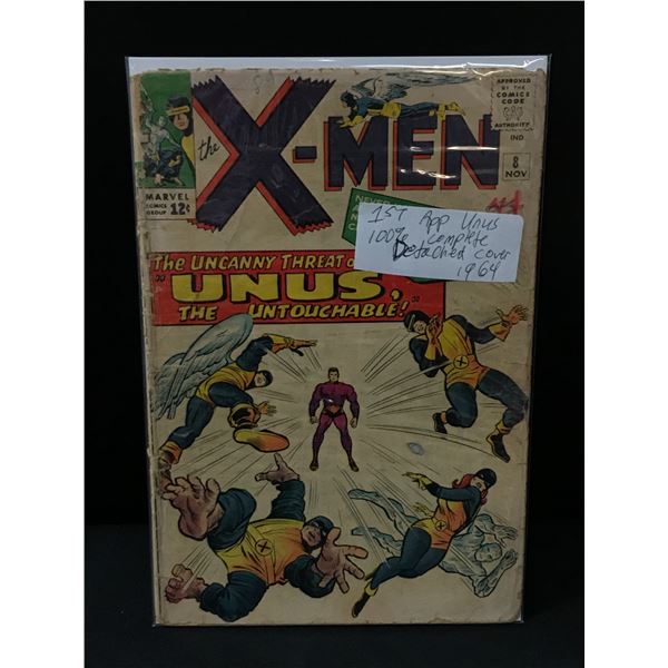 THE X-MEN #8 1ST APP UNUS (1964) - MARVEL COMICS