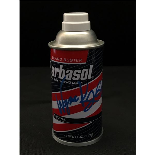 WAYNE KNIGHT SIGNED JURASSIC PARK BARBISOL CAN - KB COA