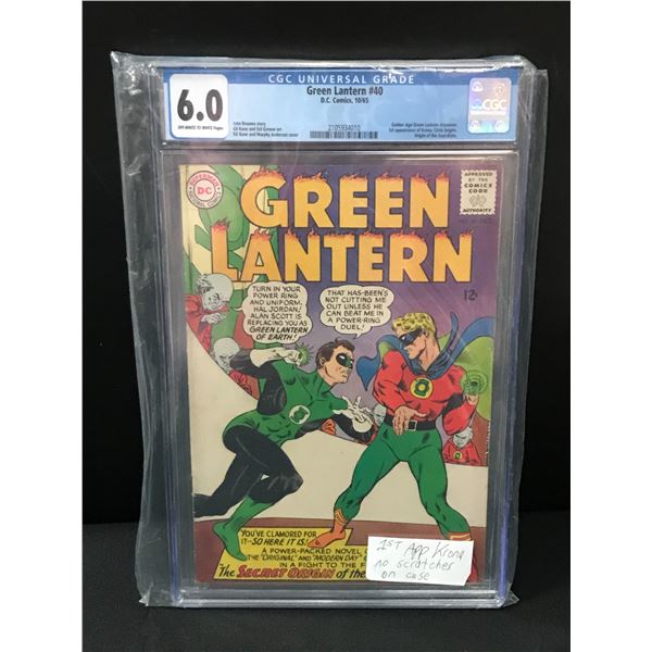 GREEN LANTERN #40 BY DC COMICS - CGCG GRADE 6