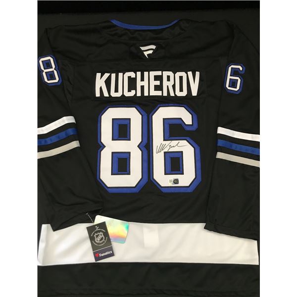 NIKITA KUCHEROV SIGNED TAMPA BAY LIGHTENING CUSTOM JERSEY - ELITE SPORTS COA