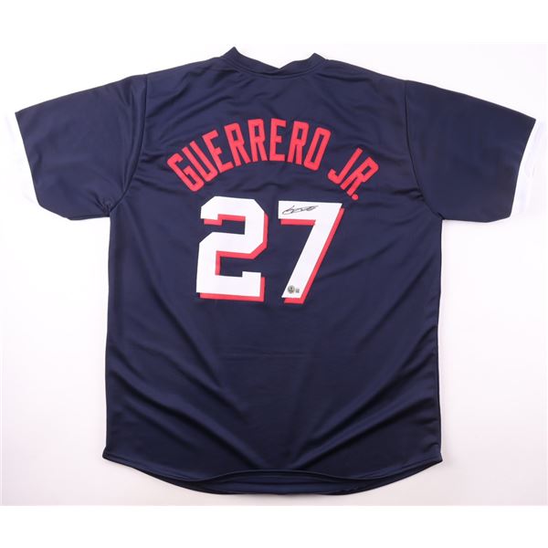 VLADIMIR GUERRERO JR SIGNED TORONTO JERSEY - BECKETT COA
