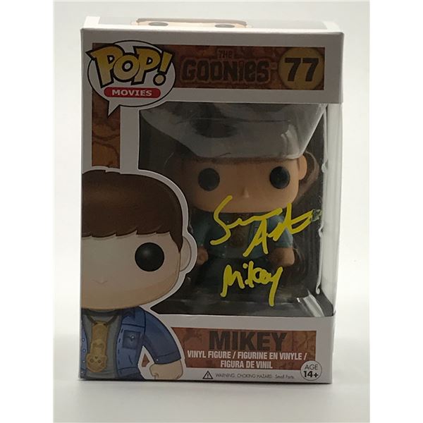 SEAN ASTIN SIGNED GOONIES FUNKO POP - WWOC COA