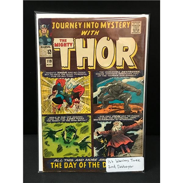 THE MIGHTY THOR #119 1ST APP WARRIORS THREE - MARVEL COMICS