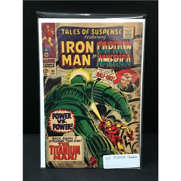 TALES OF SUSPENSE #93 1ST MODOK CAMEO - MARVEL COMICS