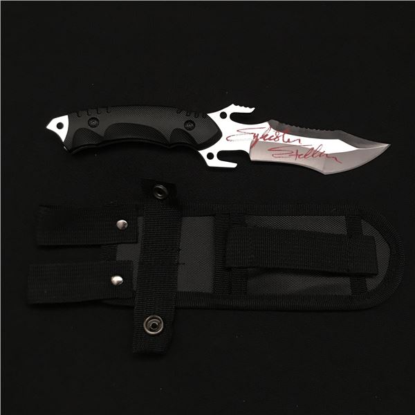SYLVESTER STALLONE SIGNED EXPENDABLES KNIFE - KB COA
