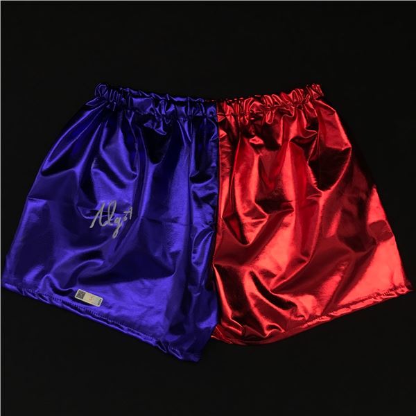 MARGOT ROBBIE SIGNED HARLEY QUINN SHORTS - KB COA