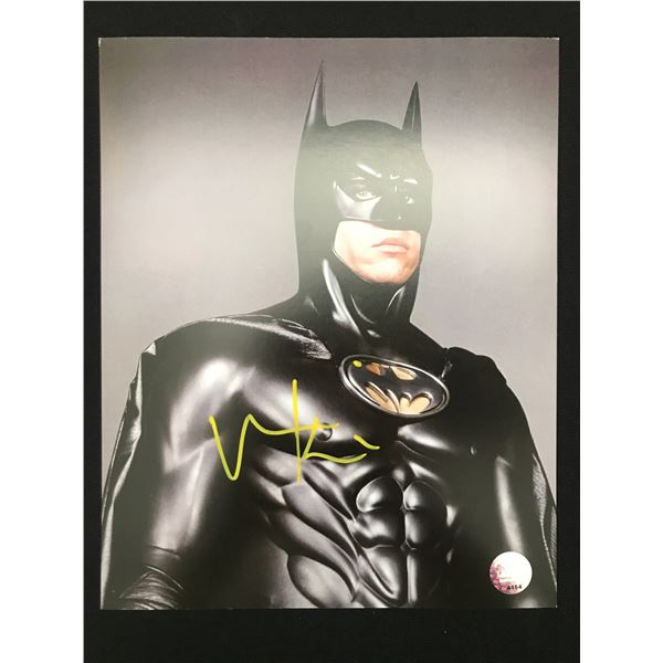VAL KILMER SIGNED BATMAN 8X10 - KB COA