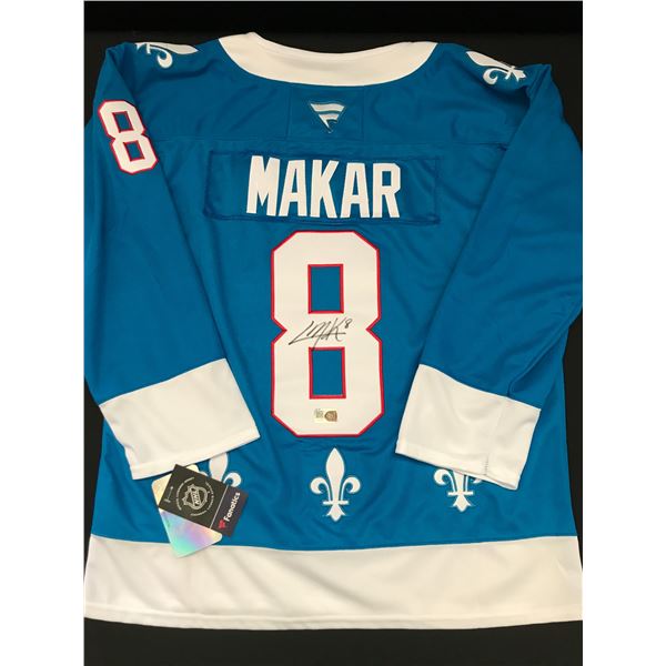 CAL MAKAR SIGNED COLORADO AVALANCHE CUSTOM JERSEY - ELITE SPORTS COA
