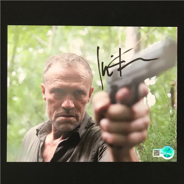 MICHAEL ROOKER SIGNED WALKING DEAD 8X10 - WWOC COA