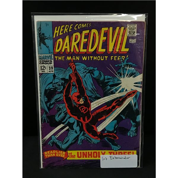DAREDEVIL #39 1ST EXTERMINATOR - MARVEL COMICS