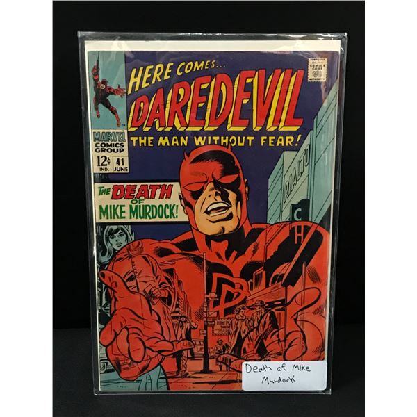 DAREDEVIL #41 DEATH OF MIKE MURDOCK - MARVEL COMICS
