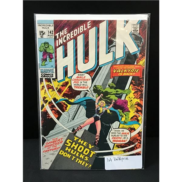 THE INCREDIBLE HULK #142 1ST VALKYRIE - MARVEL COMICS