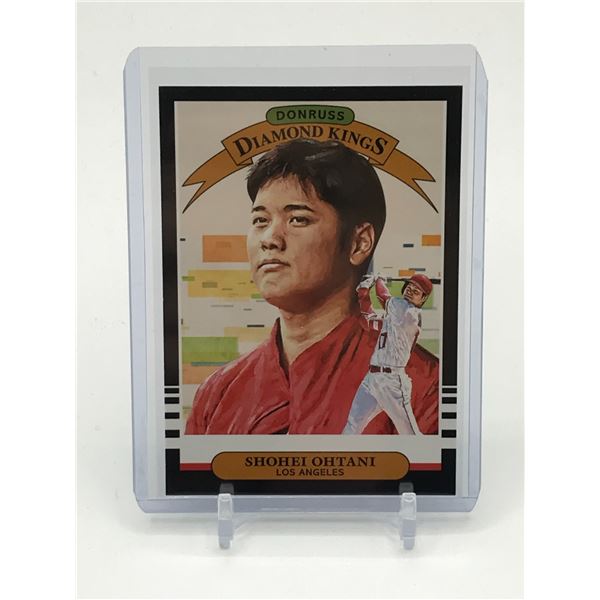 2019 PANINI DONRUSS BASEBALL SHOHEI OHTANI DIAMOND KINGS TRADING CARD