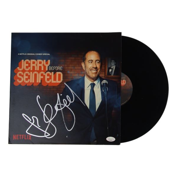 JERRY SEINFELD SIGNED RECORD SLEEVE - JSA COA